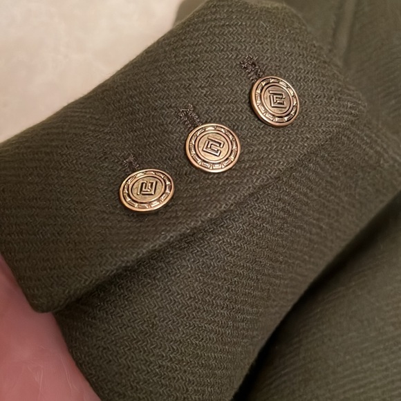 ZARA GOLD BUTTON WOOL BLEND COAT - Picture 5 of 7